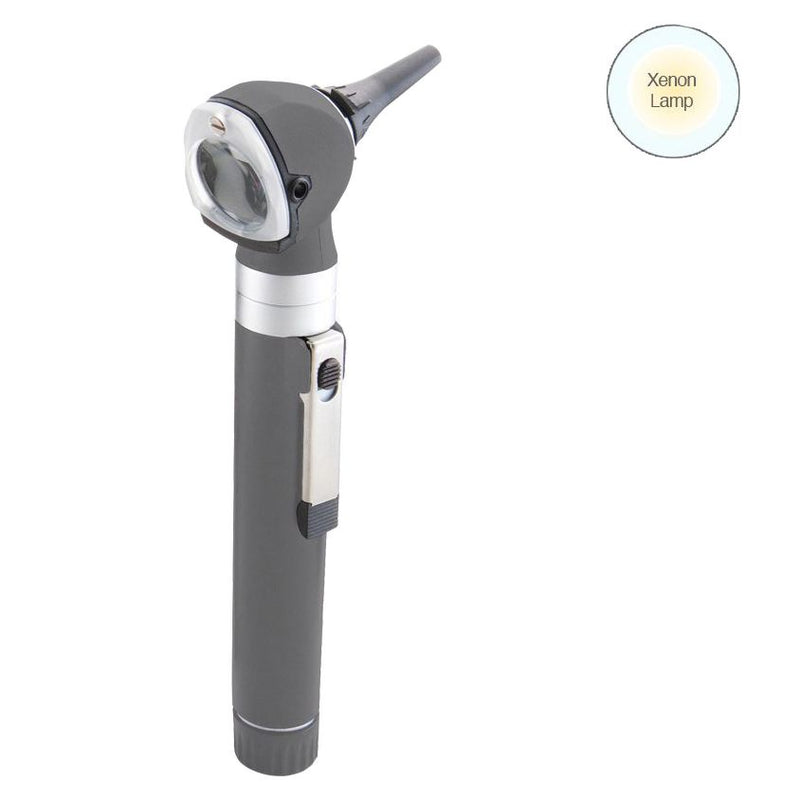ADC Diagnostix 5111N 2.5V Pocket Otoscope  Gray Otoscope with Xenon Lamp and Soft Case