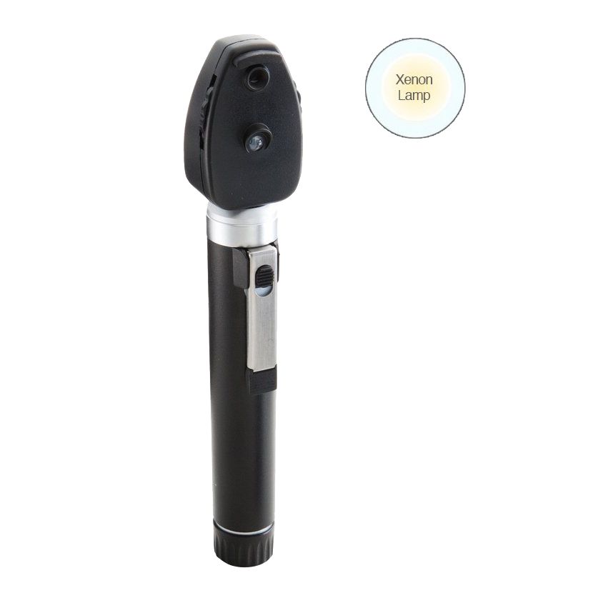 ADC Diagnostix 5112N 2.5V Pocket Ophthalmoscope - Black Xenon