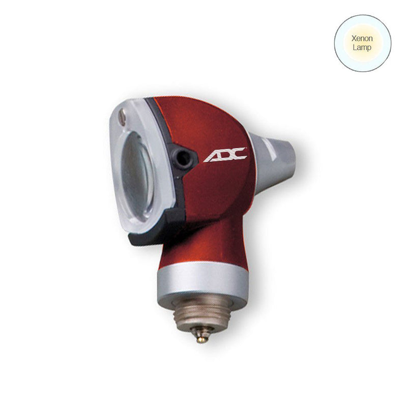 ADC Diagnostix 5120N 2.5V Pocket Otoscope Head  Burgundy Xenon Lamp