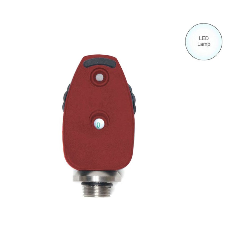 ADC Diagnostix 5140N 2.5V Pocket Ophthalmoscope Head  Burgundy LED Lamp