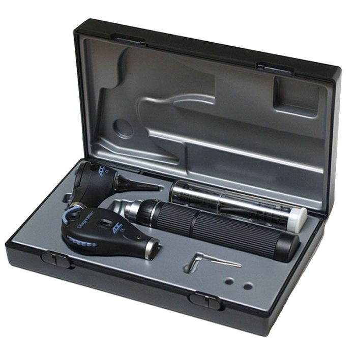 ADC Diagnostix 54102 3.5V Portable Otoscope/Coax Plus Ophthalmoscope Diagnostic Set - In Case