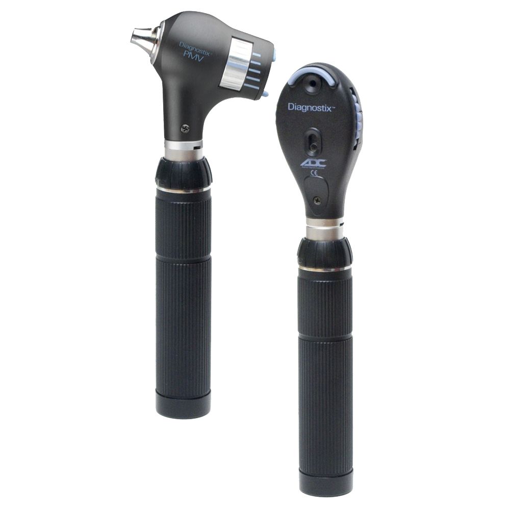 ADC Diagnostix 5480 3.5V Portable PMV Otoscope/Ophthalmoscope Diagnostic Set