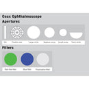 ADC Diagnostix 5580 3.5V PMV Otoscope/Ophthalmoscope Diagnostic Desk Set - Apertures