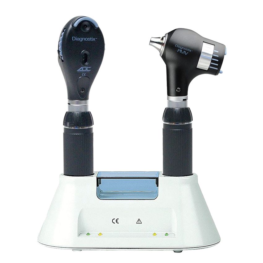 ADC Diagnostix 5580 3.5V PMV Otoscope/Ophthalmoscope Diagnostic Desk Set