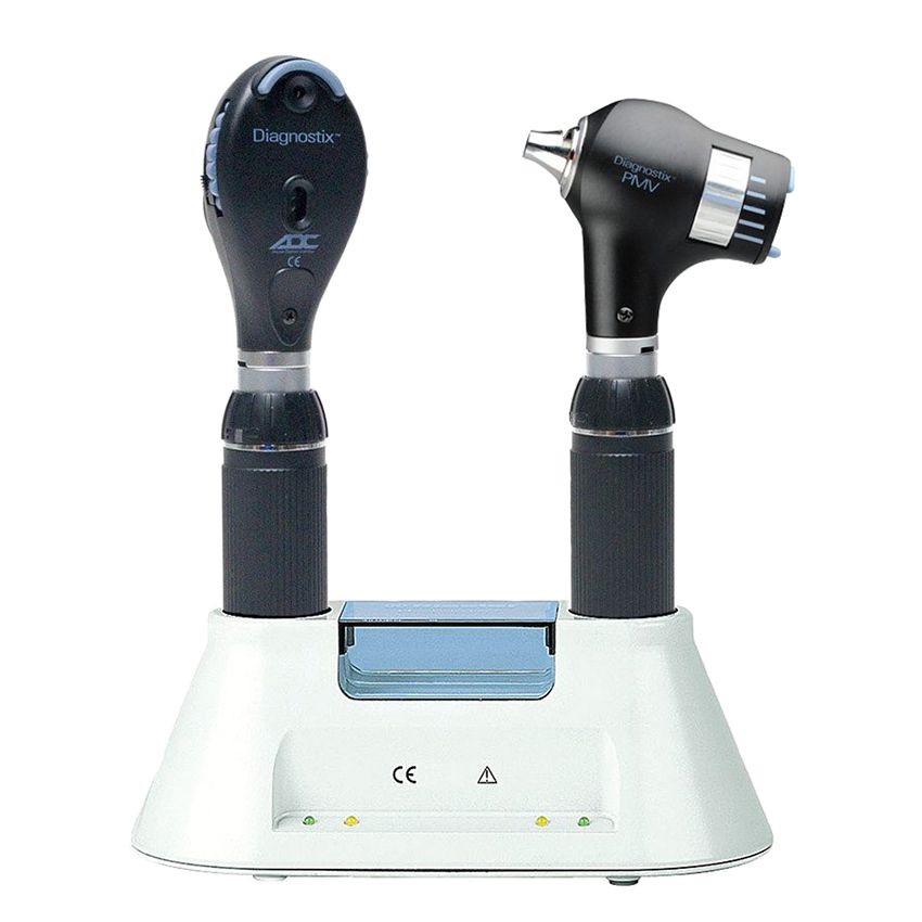 ADC Diagnostix 55802 3.5V PMV Otoscope/Coax Plus Ophthalmoscope Diagnostic Desk Set