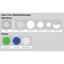 ADC Diagnostix 55802 3.5V PMV Otoscope/Coax Plus Ophthalmoscope Diagnostic Desk Set 