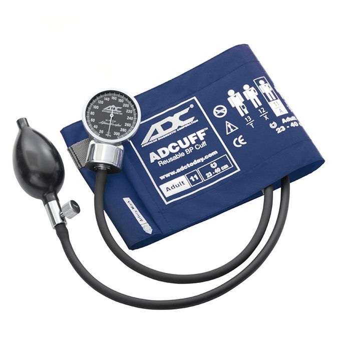 ADC Diagnostix 700 Pocket Aneroid Sphygmomanometer - Adult  Navy - Display Packaging