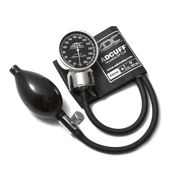 ADC Diagnostix 700 Pocket Aneroid Sphygmomanometer - Child  Black