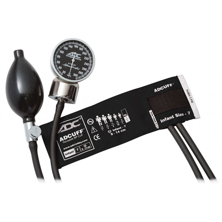 ADC Diagnostix 700 Pocket Aneroid Sphygmomanometer - Infant  Black