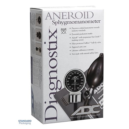 ADC Diagnostix 700 Pocket Aneroid Sphygmomanometer - Large Adult 