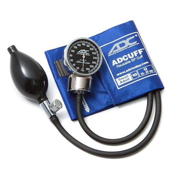 ADC Diagnostix 700 Pocket Aneroid Sphygmomanometer - Small Adult  Royal Blue