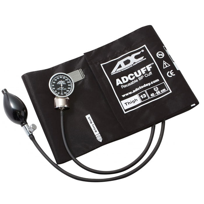 ADC Diagnostix 700 Pocket Aneroid Sphygmomanometer - Thigh - Black