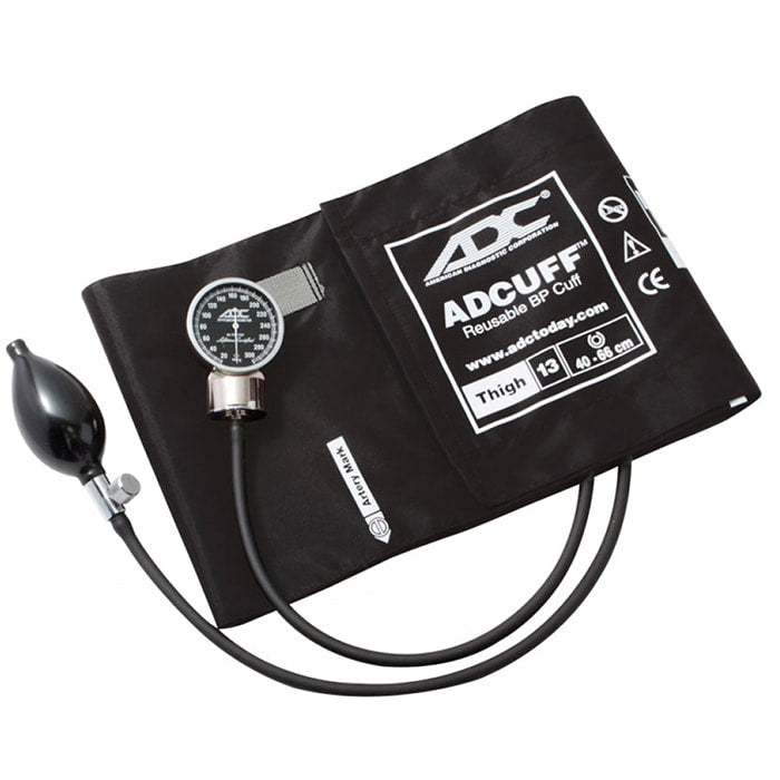 ADC Diagnostix 700 Pocket Aneroid Sphygmomanometer - Thigh  Black