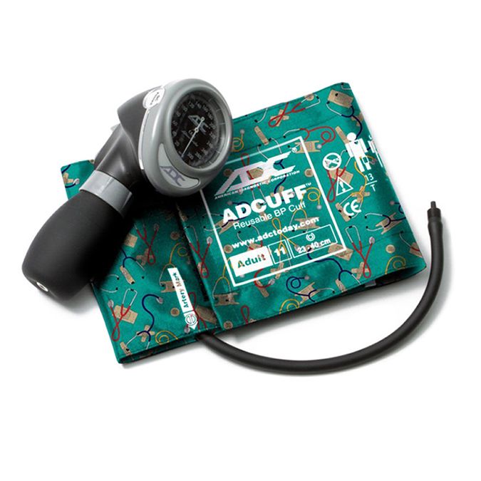 ADC Diagnostix 703 Palm Aneroid Sphygmomanometer - Adult  Medical Theme