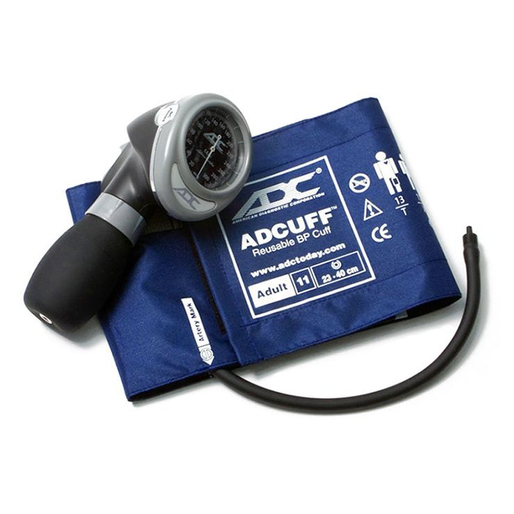 ADC Diagnostix 703 Palm Aneroid Sphygmomanometer - Adult  Royal Blue