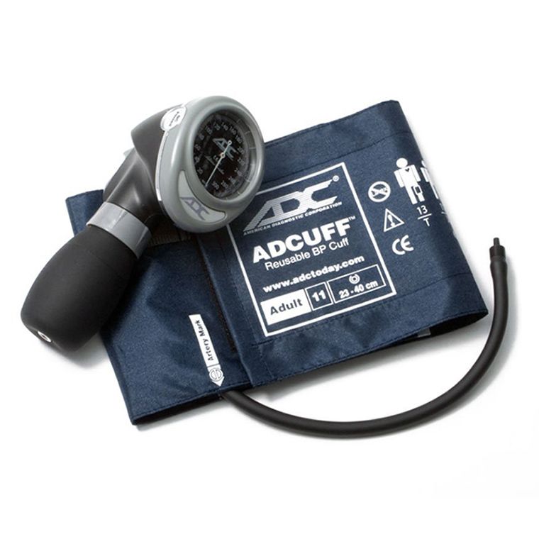 ADC Diagnostix 703 Palm Aneroid Sphygmomanometer - Adult  Navy