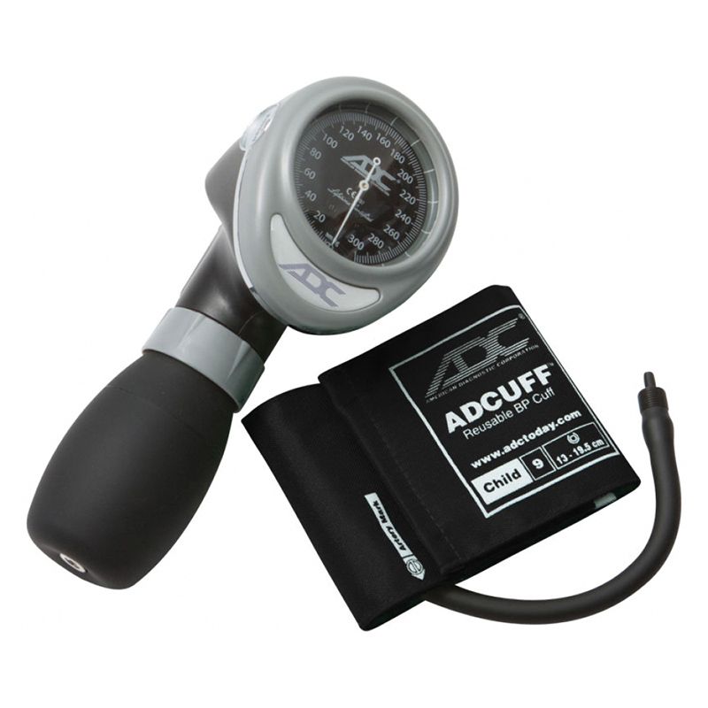 ADC Diagnostix 703 Palm Aneroid Sphygmomanometer - Child  Black