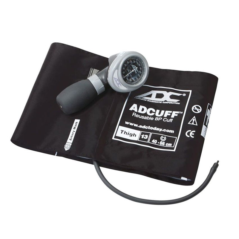 ADC Diagnostix 703 Palm Aneroid Sphygmomanometer - Thigh - Black