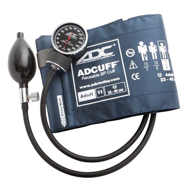 ADC Diagnostix 720 Pocket Aneroid Sphygmomanometer - Adult  Navy - Display Packaging