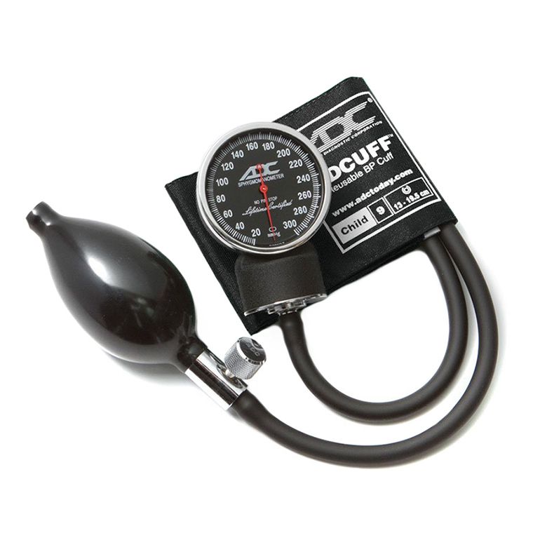 ADC Diagnostix 720 Pocket Aneroid Sphygmomanometer - Child - Black