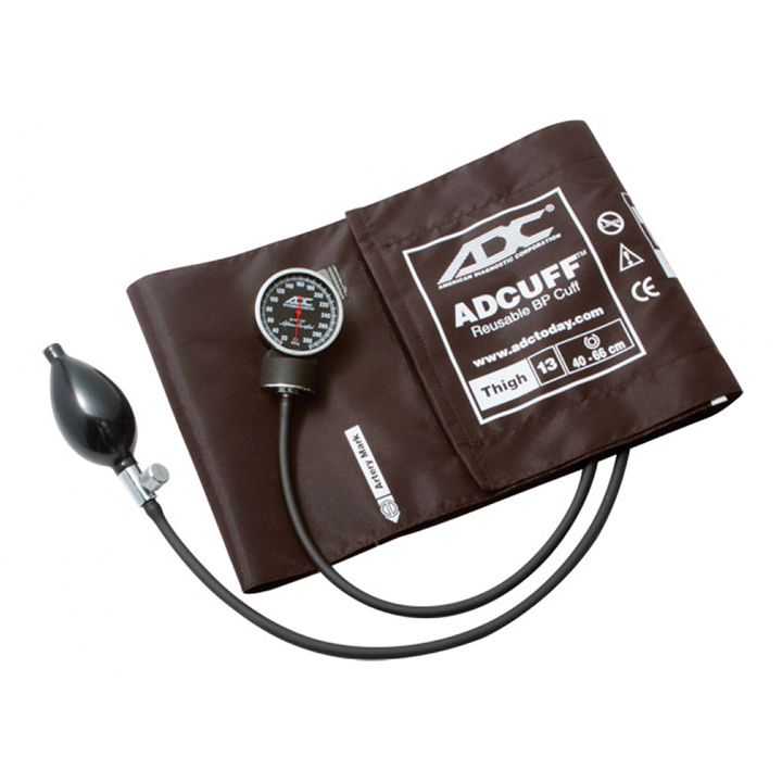 ADC Diagnostix 720 Pocket Aneroid Sphygmomanometer - Thigh  Brown