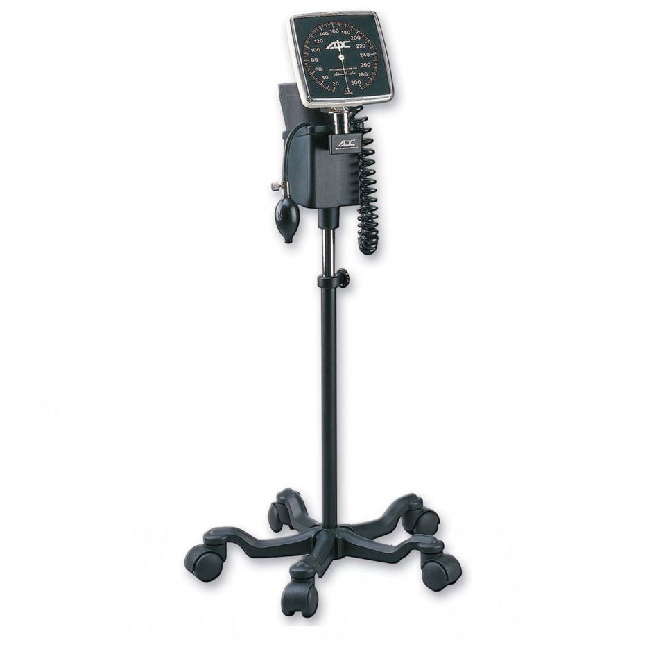 ADC Diagnostix 752M Mobile Aneroid Sphygmomanometer - Black