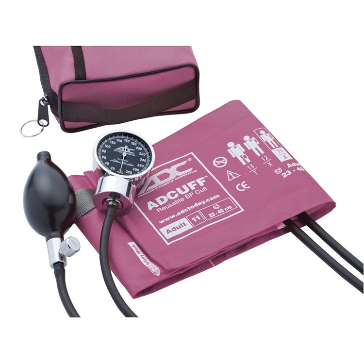 ADC Diagnostix 778 Pocket Aneroid Sphygmomanometer  Magenta