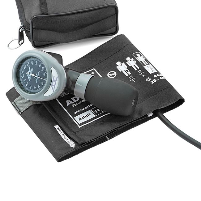 ADC Diagnostix 788 Palm Aneroid Sphygmomanometer  Black