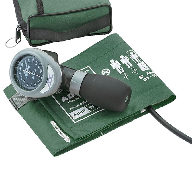 ADC Diagnostix 788 Palm Aneroid Sphygmomanometer  Dark Green