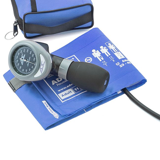 ADC Diagnostix 788 Palm Aneroid Sphygmomanometer  Royal Blue
