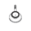 ADC Diaphragm Assembly for Adscope 601 Convertible Cardiology Stethoscope - Symbol