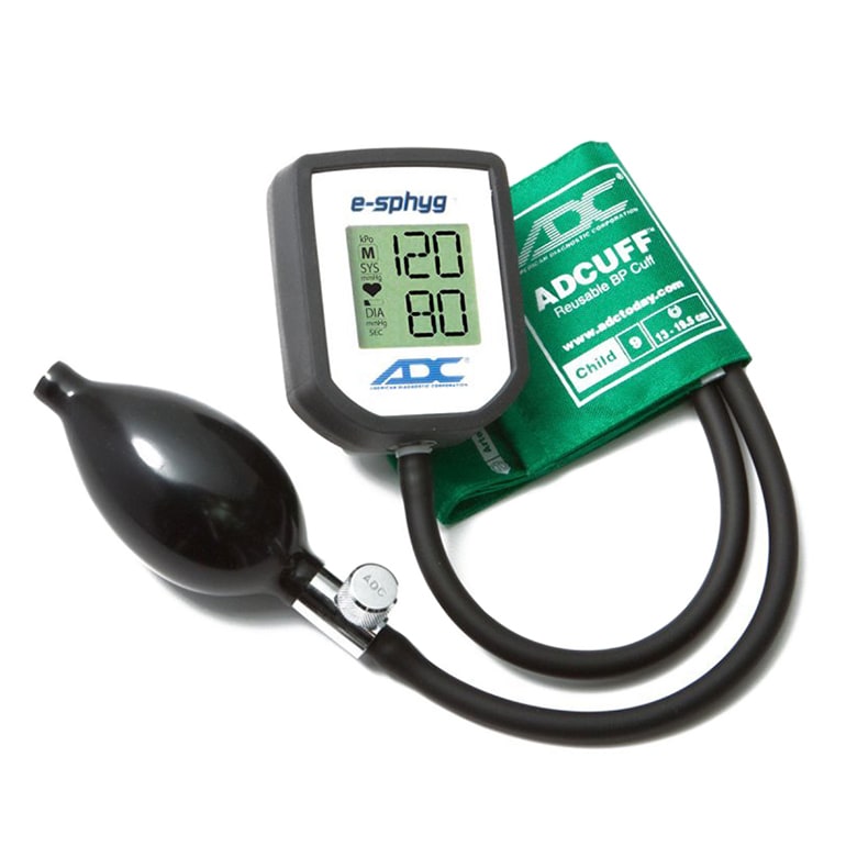 ADC E-Sphyg Digital Pocket Aneroid Sphygmomanometer  Child - Green