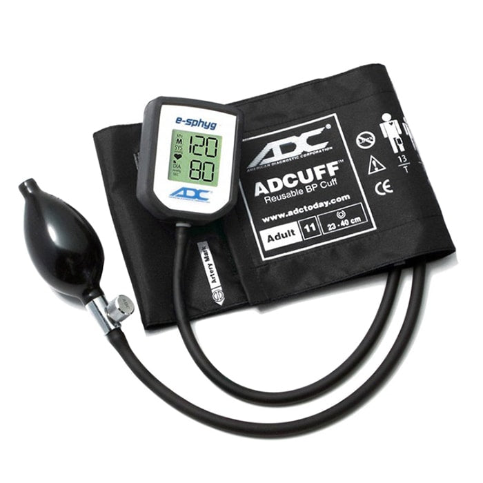 ADC E-Sphyg Digital Pocket Aneroid Sphygmomanometer  Adult - Black