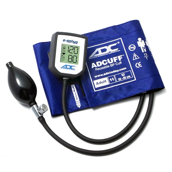 ADC E-Sphyg Digital Pocket Aneroid Sphygmomanometer  Adult - Royal Blue