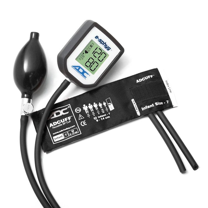 ADC E-Sphyg Digital Pocket Aneroid Sphygmomanometer - Infant - Black