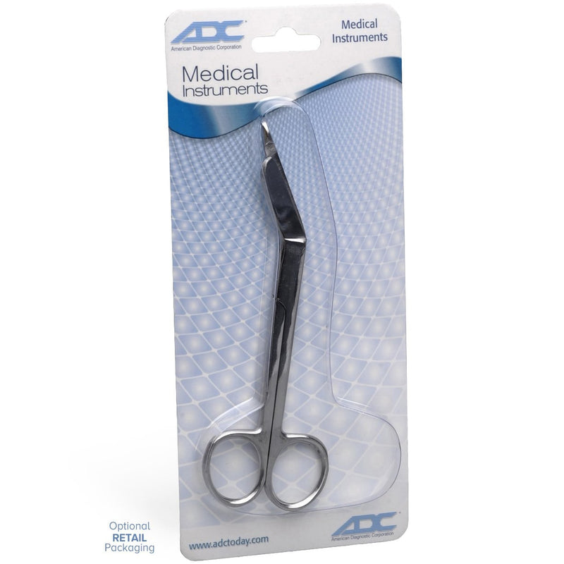 ADC Lister Bandage Scissors  Stainless Finish - 5.5" - Display Packaging