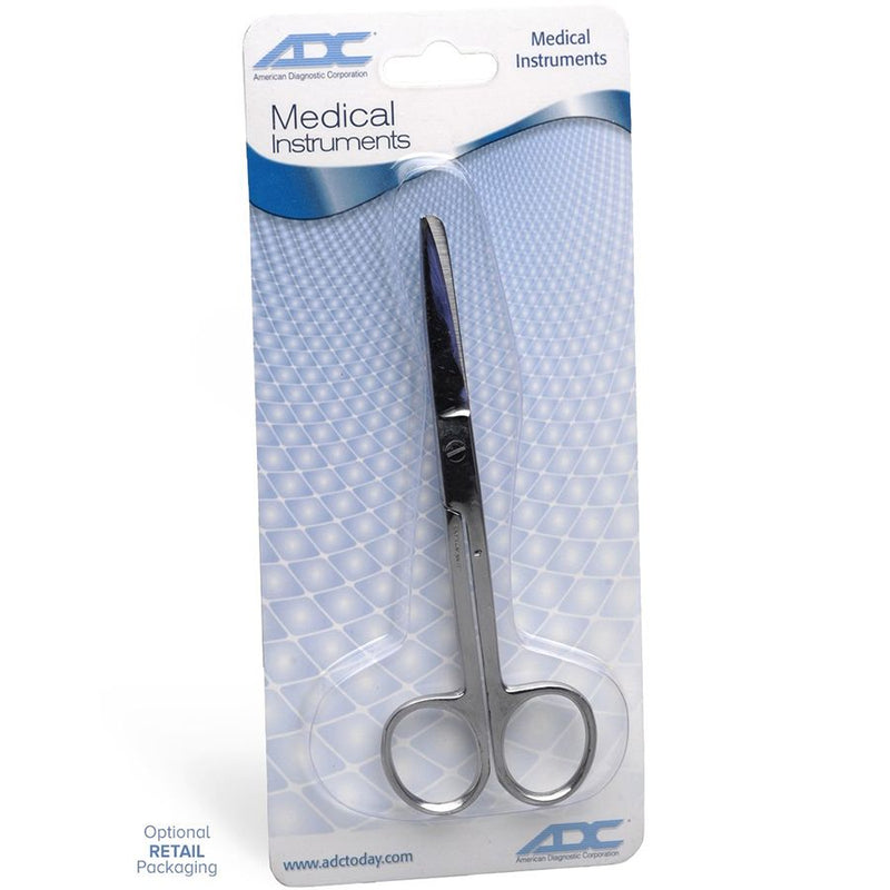 ADC Operating Scissors  One Sharp, One Blunt Tip - Display Packaging