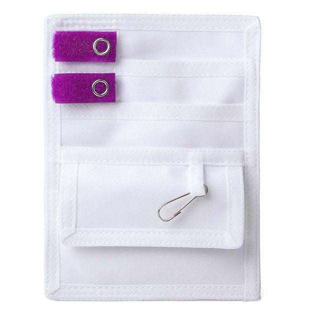 ADC Pocket Pal II Pocket Organizer  Purple Tags