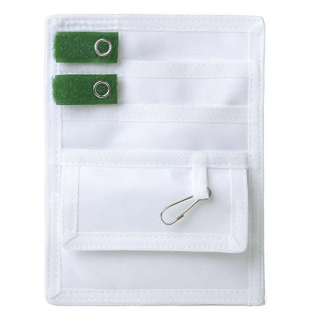 ADC Pocket Pal II Pocket Organizer  Dark Green Tags - Display Packaging