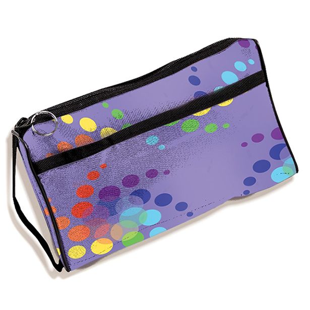 ADC Premium Nylon Zipper Case  Peter's Blue Swirly