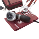 ADC Pro's Combo I 788-641 Palm Aneroid/Sprague Scope Kit - Burgundy