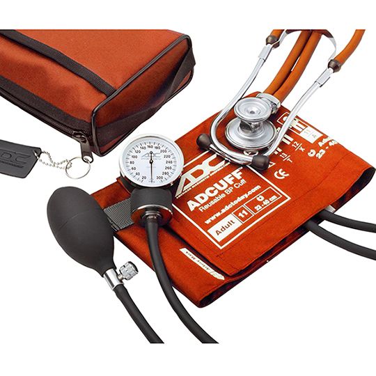 ADC Pro's Combo II 768-641 Pocket Aneroid/Sprague Scope Kit  Adult - Orange