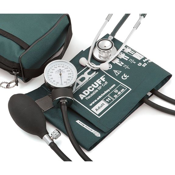 ADC Pro's Combo II 768-670 Pocket Aneroid/Dual Head Scope Kit  Teal