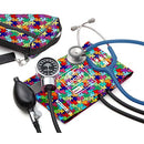 ADC Pro's Combo III 778-603 Pocket Aneroid/Clinician Scope Kit - Puzzle Pieces