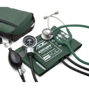 ADC Pro's Combo III 778-603 Pocket Aneroid/Clinician Scope Kit - Dark Green