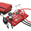 ADC Pro's Combo III 778-603 Pocket Aneroid/Clinician Scope Kit - Red