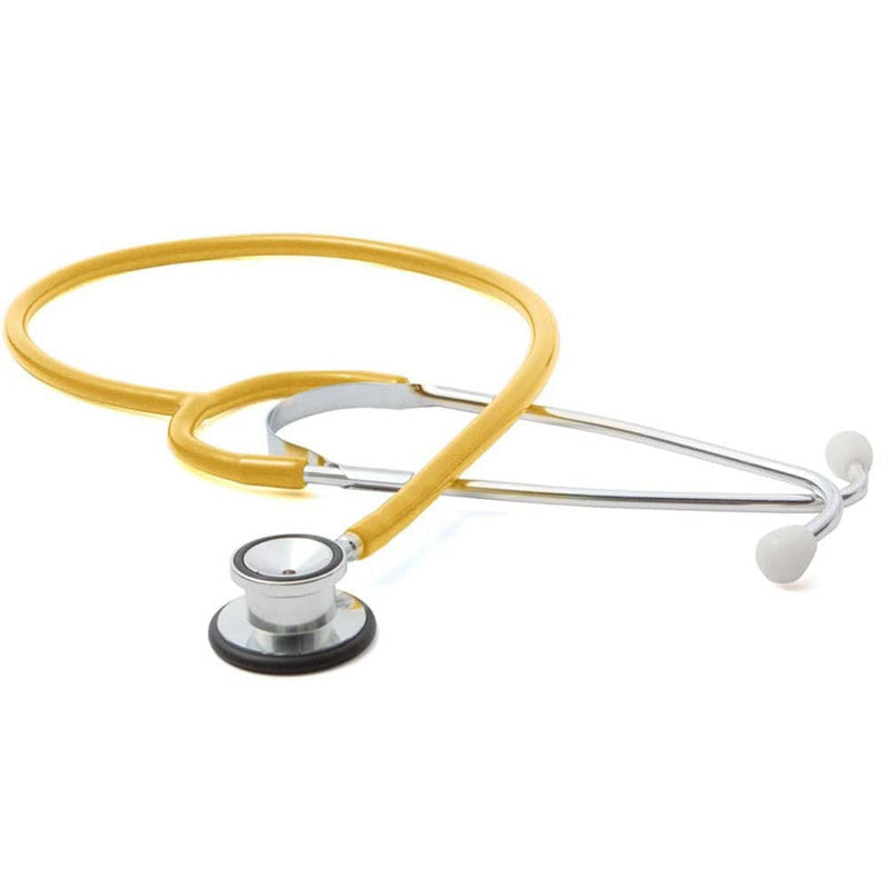 ADC Proscope 675 Pediatric Dual-Head Stethoscope  Yellow - Display Packaging