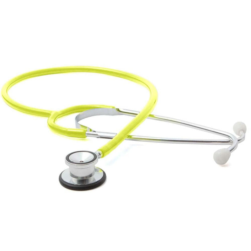 ADC Proscope 675 Pediatric Dual-Head Stethoscope  Neon Yellow - Display Packaging