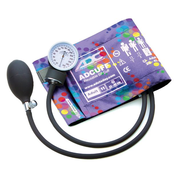 ADC Prosphyg 760 Pocket Aneroid Sphygmomanometer - Adult  Peter's Blue Swirly - Display Packaging
