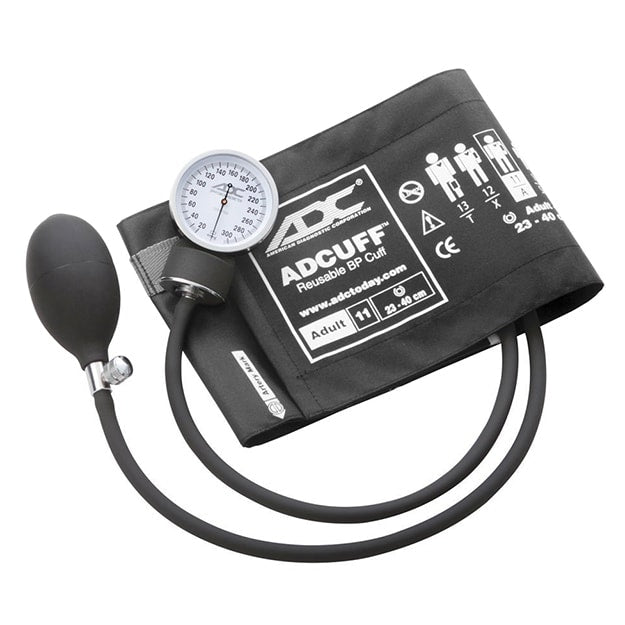 ADC Prosphyg 760 Pocket Aneroid Sphygmomanometer - Adult  Gray - Display Packaging